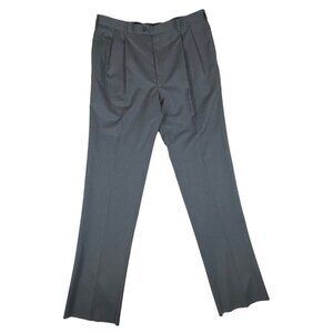 Jos A Bank Men"s Grey Straight Pants Sz 40 Long - NWT